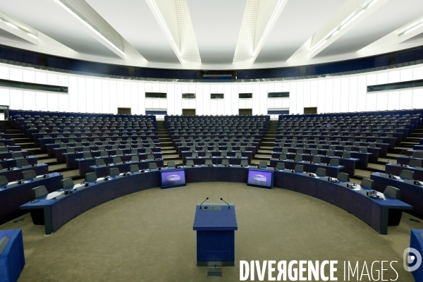 Le parlement européen de Strasbourg