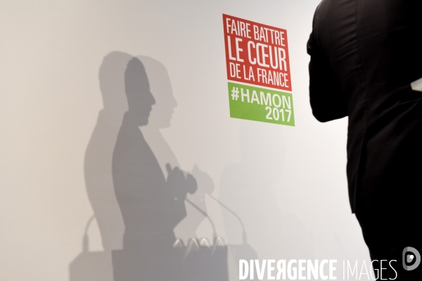 Inauguration du QG de Benoît Hamon
