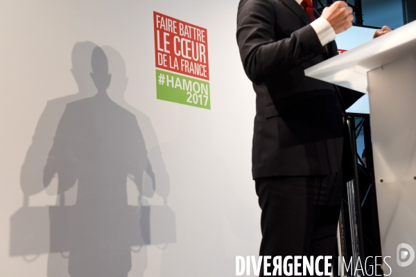 Inauguration du QG de Benoît Hamon