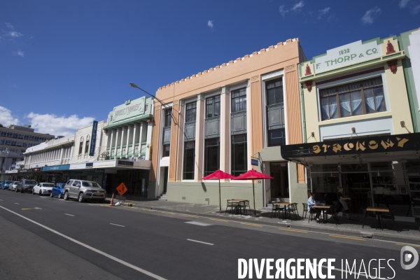 Napier ville art deco/nouvelle zelande