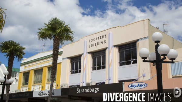 Napier ville art deco/nouvelle zelande