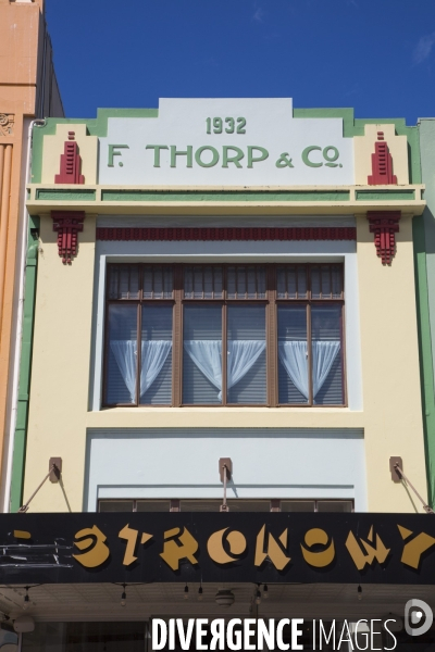 Napier ville art deco/nouvelle zelande
