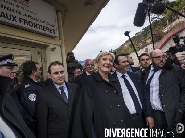 Marine Le Pen in Menton