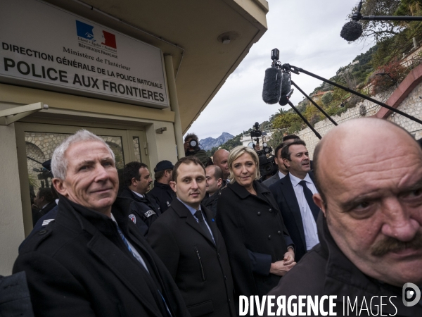 Marine Le Pen in Menton
