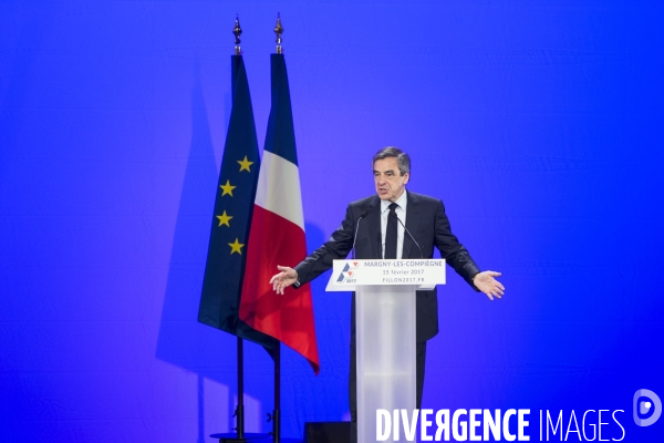 Meeting de François FILLON à Compiègne sur le thème de la sécurité