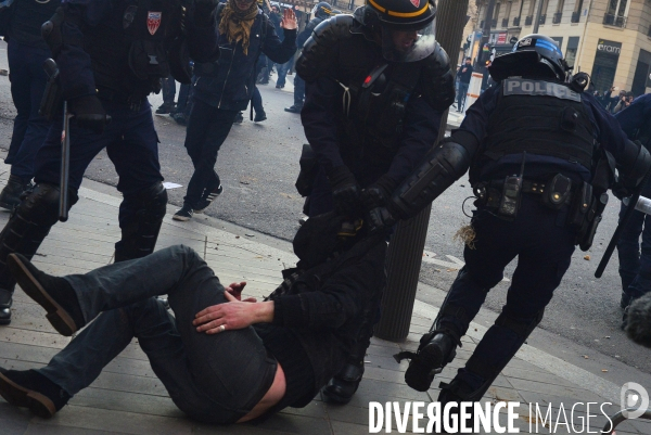 Manifestation pour Théo. Place de la République.  Protest against police abuse in Paris.