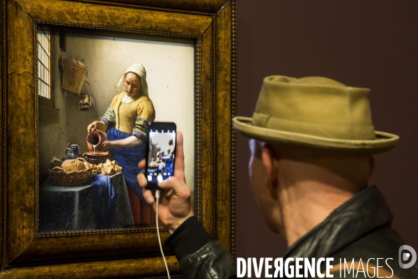 Exposition  VERMEER et les maîtres de la peinture de genre  au musée du Louvre.
