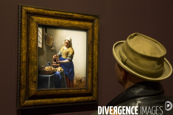 Exposition  VERMEER et les maîtres de la peinture de genre  au musée du Louvre.