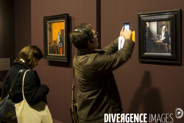 Exposition  VERMEER et les maîtres de la peinture de genre  au musée du Louvre.