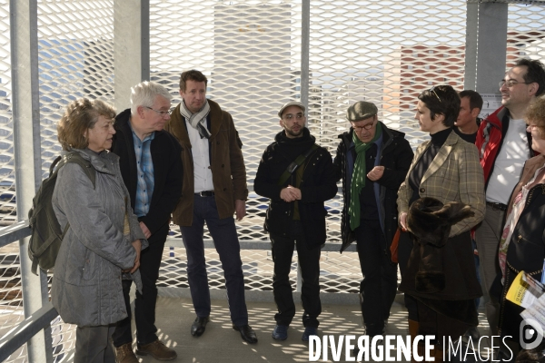 Yannick Jadot, candidat écologiste en visite à Grenoble