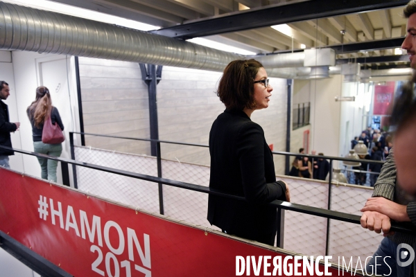 Inauguration du QG de campagne de Benoît Hamon