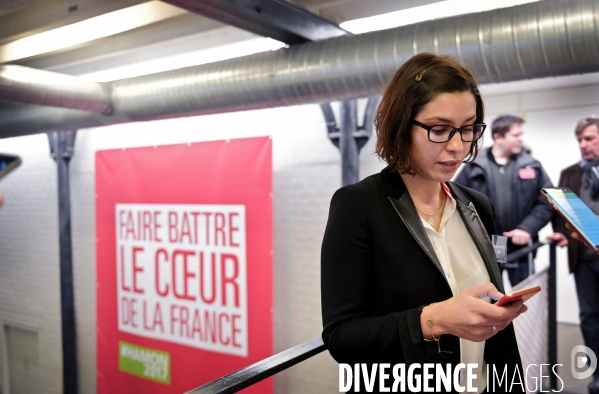 Inauguration du QG de campagne de Benoît Hamon