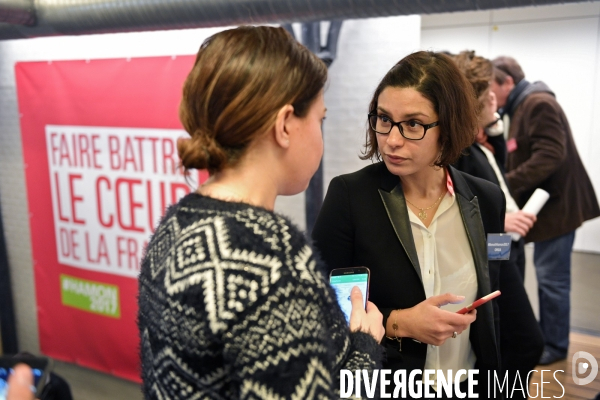 Inauguration du QG de campagne de Benoît Hamon