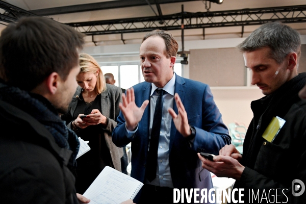 Inauguration du QG de campagne de Benoît Hamon