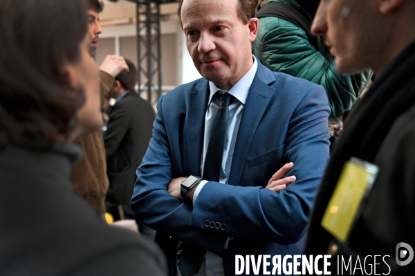 Inauguration du QG de campagne de Benoît Hamon