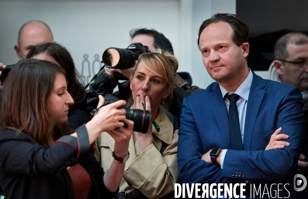Inauguration du QG de campagne de Benoît Hamon