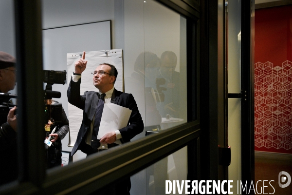 Inauguration du QG de campagne de Benoît Hamon