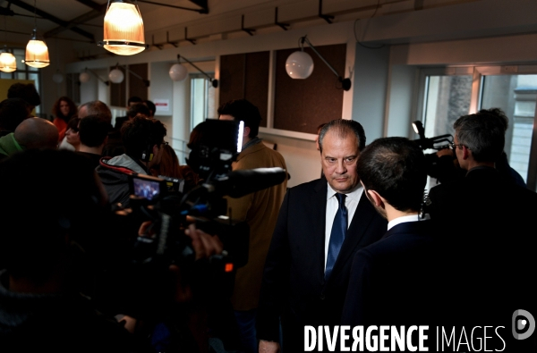 Inauguration du QG de campagne de Benoît Hamon
