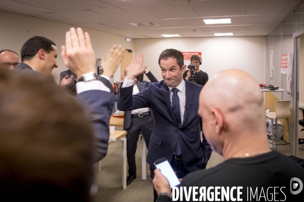 Benoît Hamon : premier tour de la primaire de la gauche