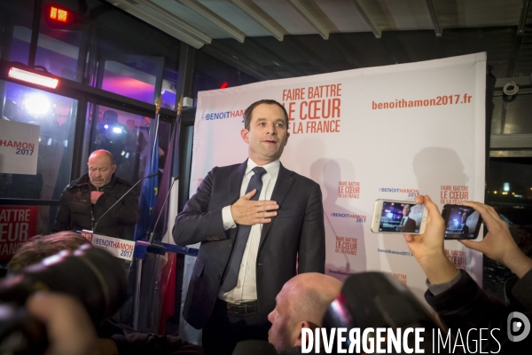 Benoît Hamon : premier tour de la primaire de la gauche