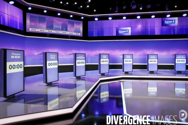 Troisième débat télévisé pour la primaire de la gauche