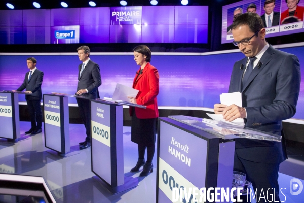 Troisième débat télévisé pour la primaire de la gauche