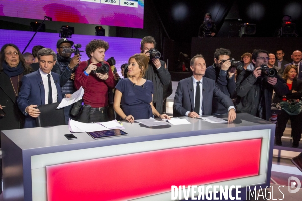 Troisième débat télévisé pour la primaire de la gauche