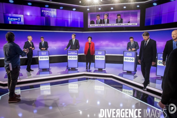 Troisième débat télévisé pour la primaire de la gauche