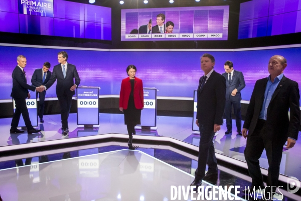 Troisième débat télévisé pour la primaire de la gauche