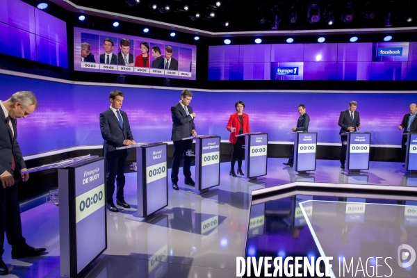 Troisième débat télévisé pour la primaire de la gauche