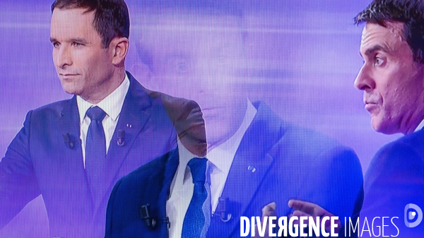Benoit Hamon - Manuel Valls : débat Tv pour la primaire de la gauche