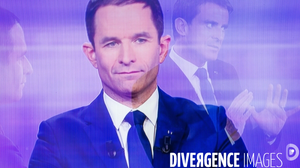 Benoit Hamon - Manuel Valls : débat Tv pour la primaire de la gauche
