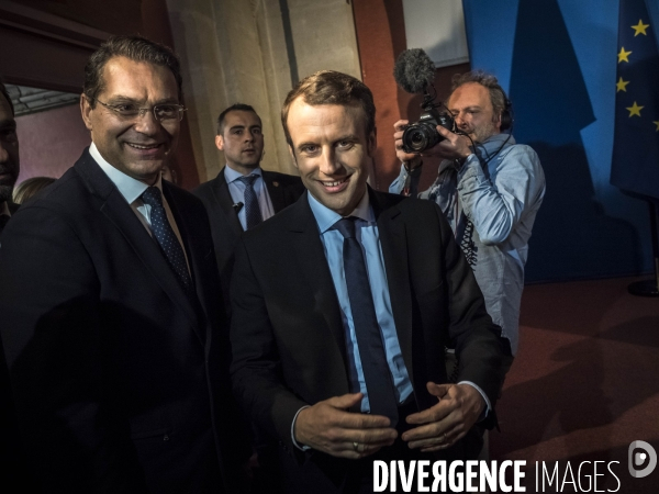 Emmanuel Macron a Carpentras sur le thême de la sécurité