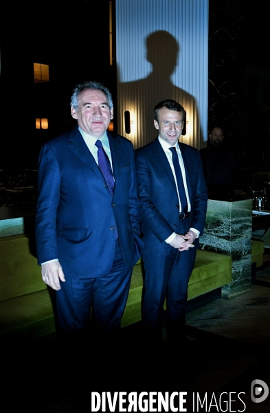 Conférence de presse de François Bayrou et d Emmanuel Macron