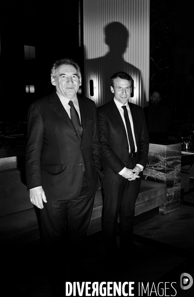 Conférence de presse de François Bayrou et d Emmanuel Macron