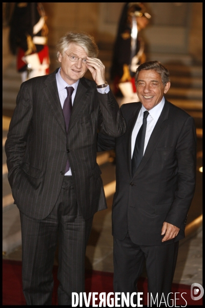 Nicolas sarkozy recoit le president chinois hu jintao