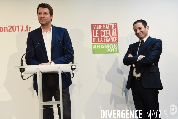 Benoît Hamon et Yannick Jadot