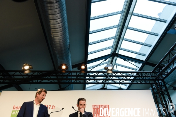 Benoît Hamon et Yannick Jadot