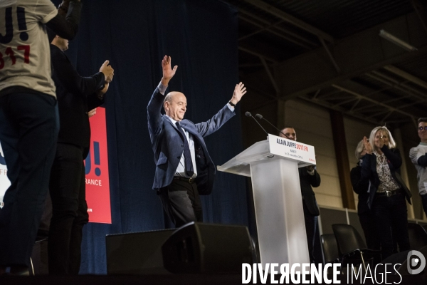 Alain Juppé, meeting à Nancy