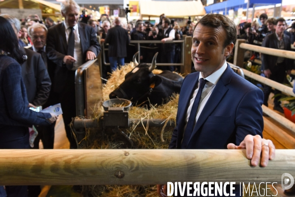 Emmanuel Macron au salon de l agriculture
