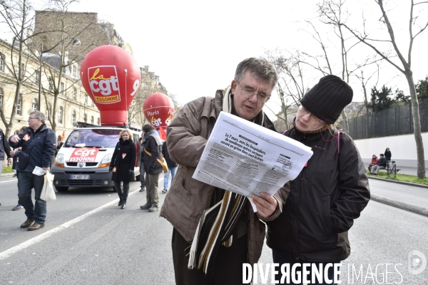 Greve des fonctionnaires.