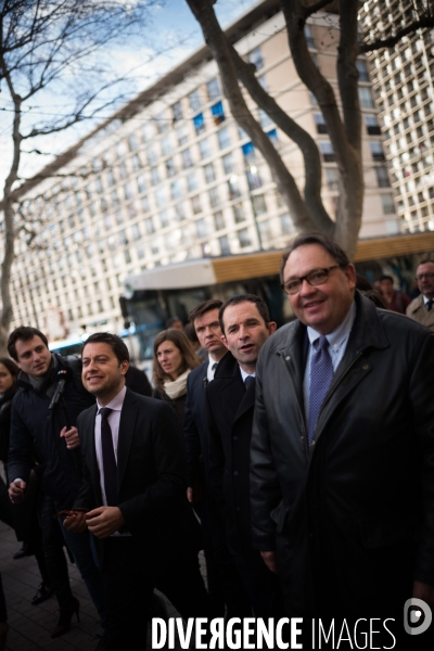 Hamon en visite dans les Bouches du Rhône