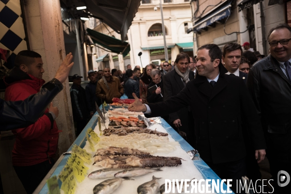 Hamon en visite dans les Bouches du Rhône