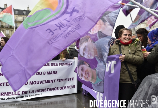 Journée internationale des femmes à Paris, 8 Mars. International women s day in Paris
