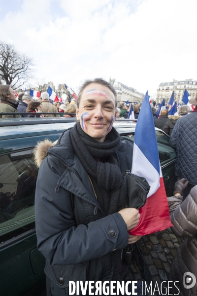 Meeting francois fillon au trocadero le peuple fillon au trocadero