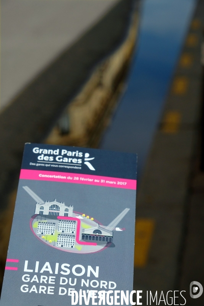 Grand Paris des gares.Concertation sur la liaison gare du nord-gare de l est