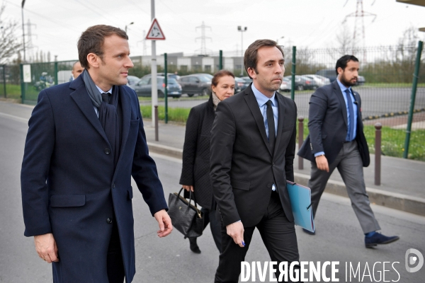 Emmanuel Macron à Sarcelles