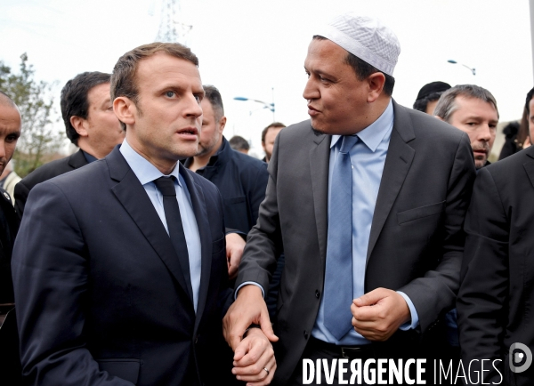 Emmanuel Macron à Sarcelles