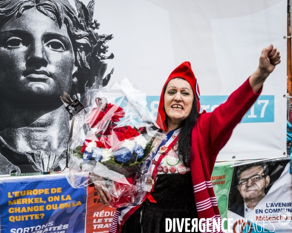 Melenchon: la Marche et le Discours