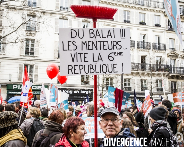 Melenchon: la Marche et le Discours